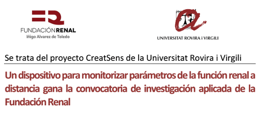 CreatSens project funded by Fundación Renal Íñigo Álvarez de Toledo (FRIAT)